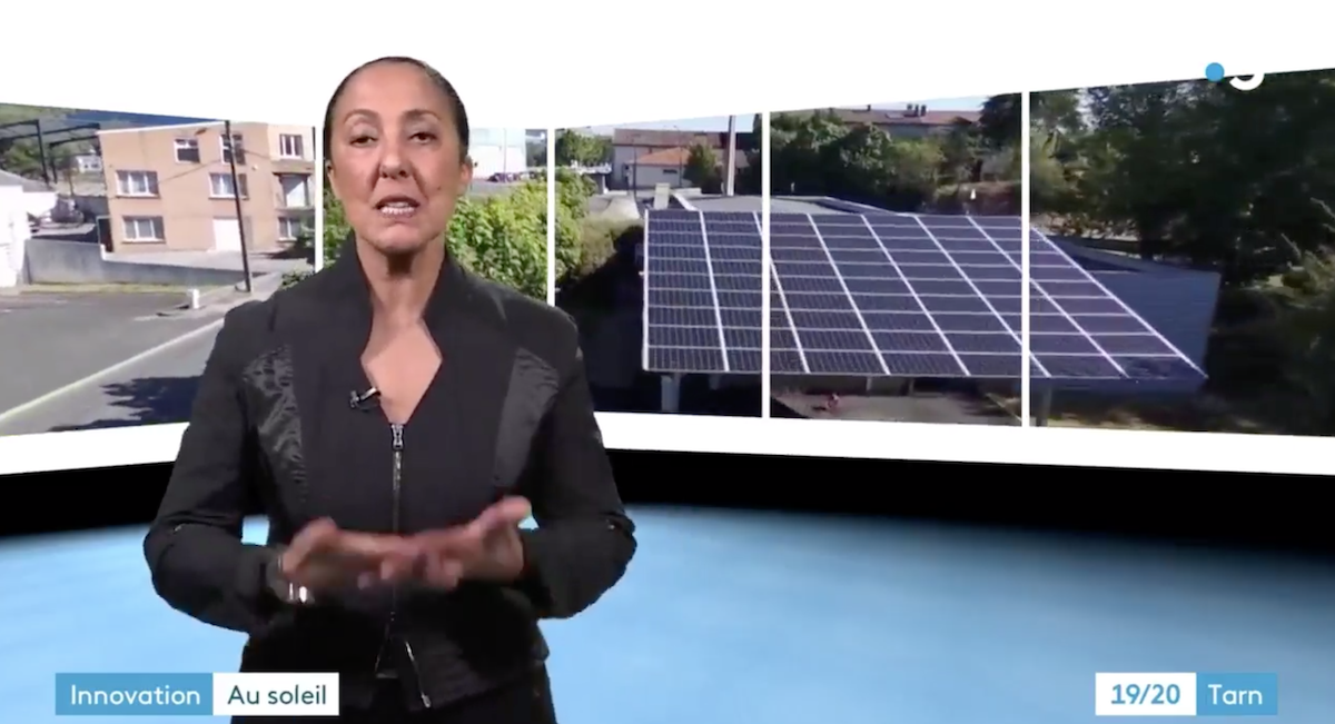 Reportage France 3 : recharger vos véhicules à l'énergie solaire