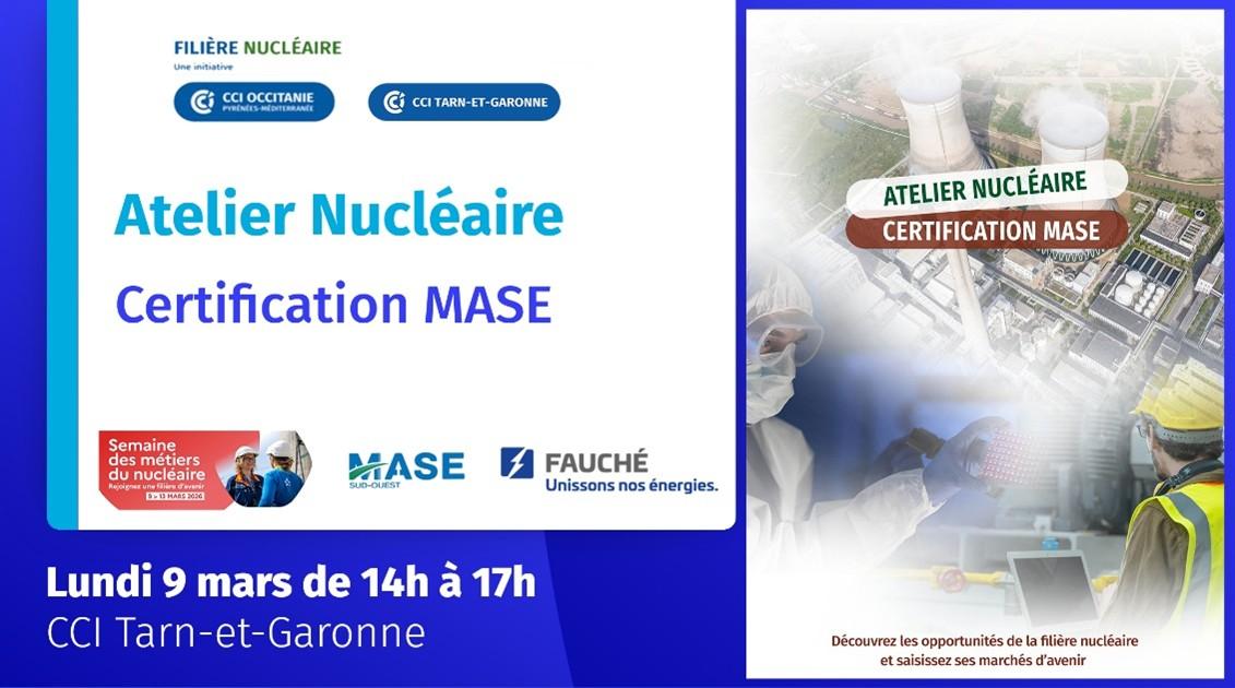 Filière nucléaire certification MASE 