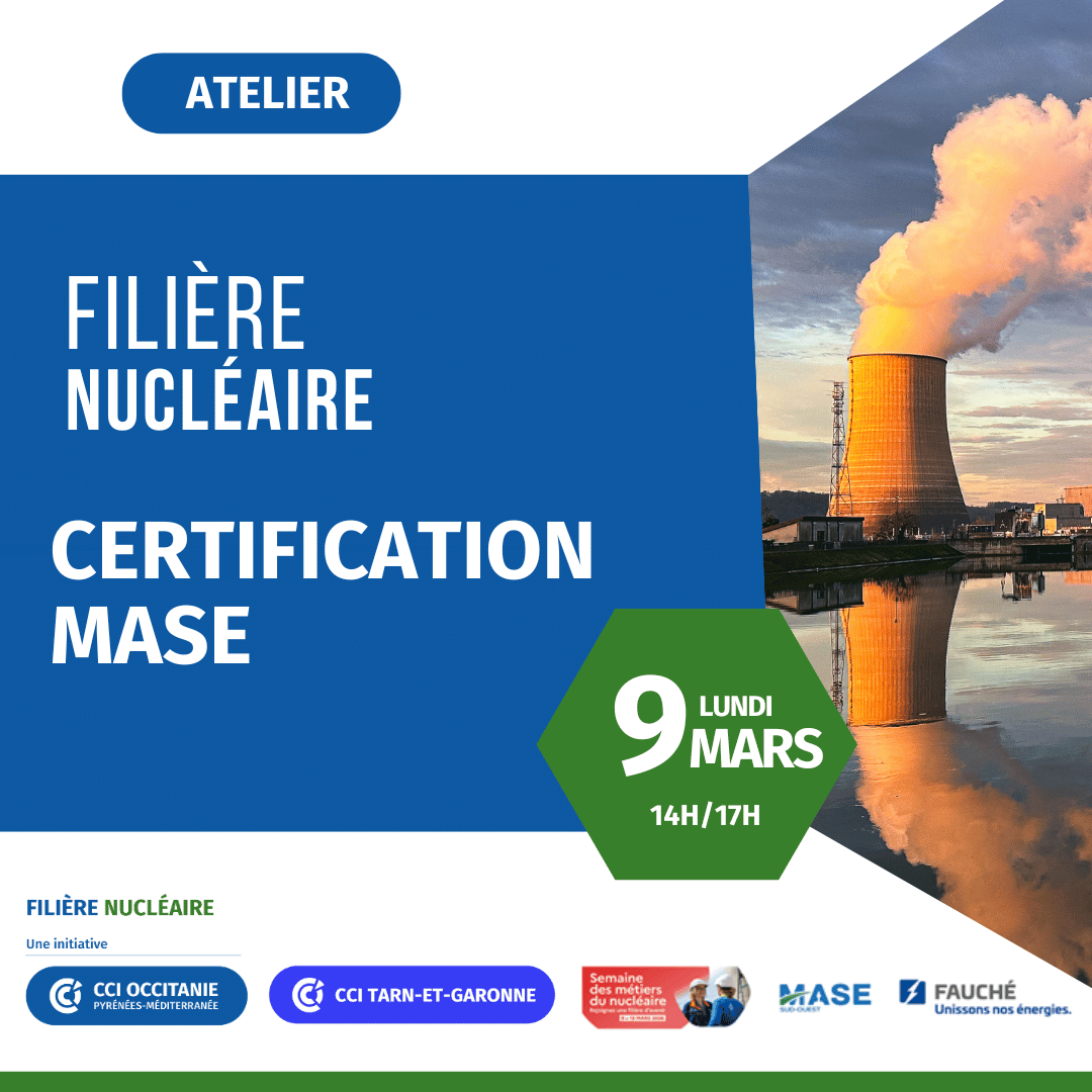 Filière nucléaire certification MASE 
