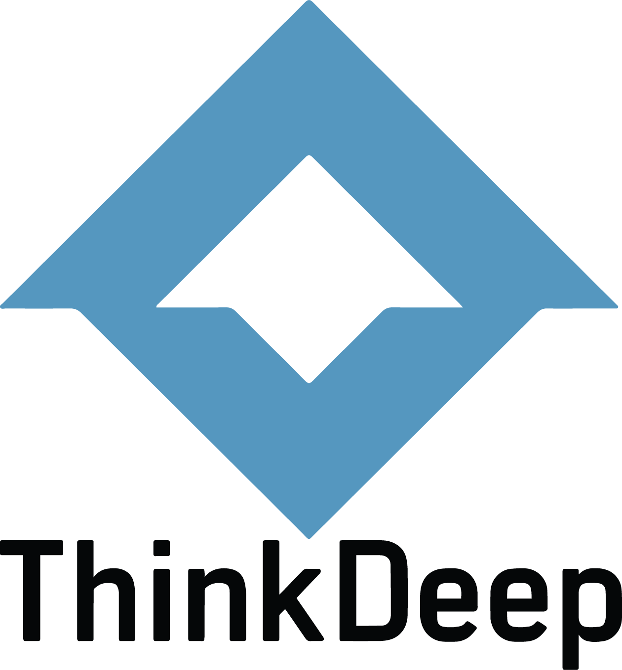 Logo ThinkDeep AI Noir